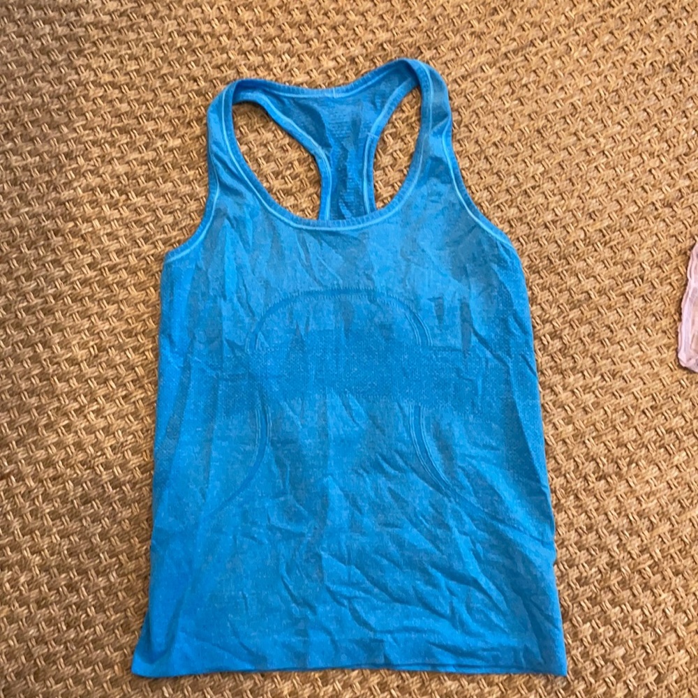 Blue Lulu Lemon tank